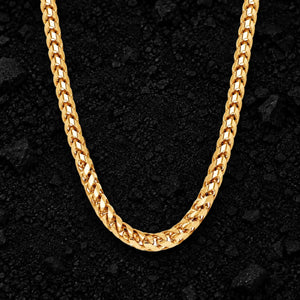 5mm The Solid 925 Sterling Silver Franco Link Chain by Aumpex