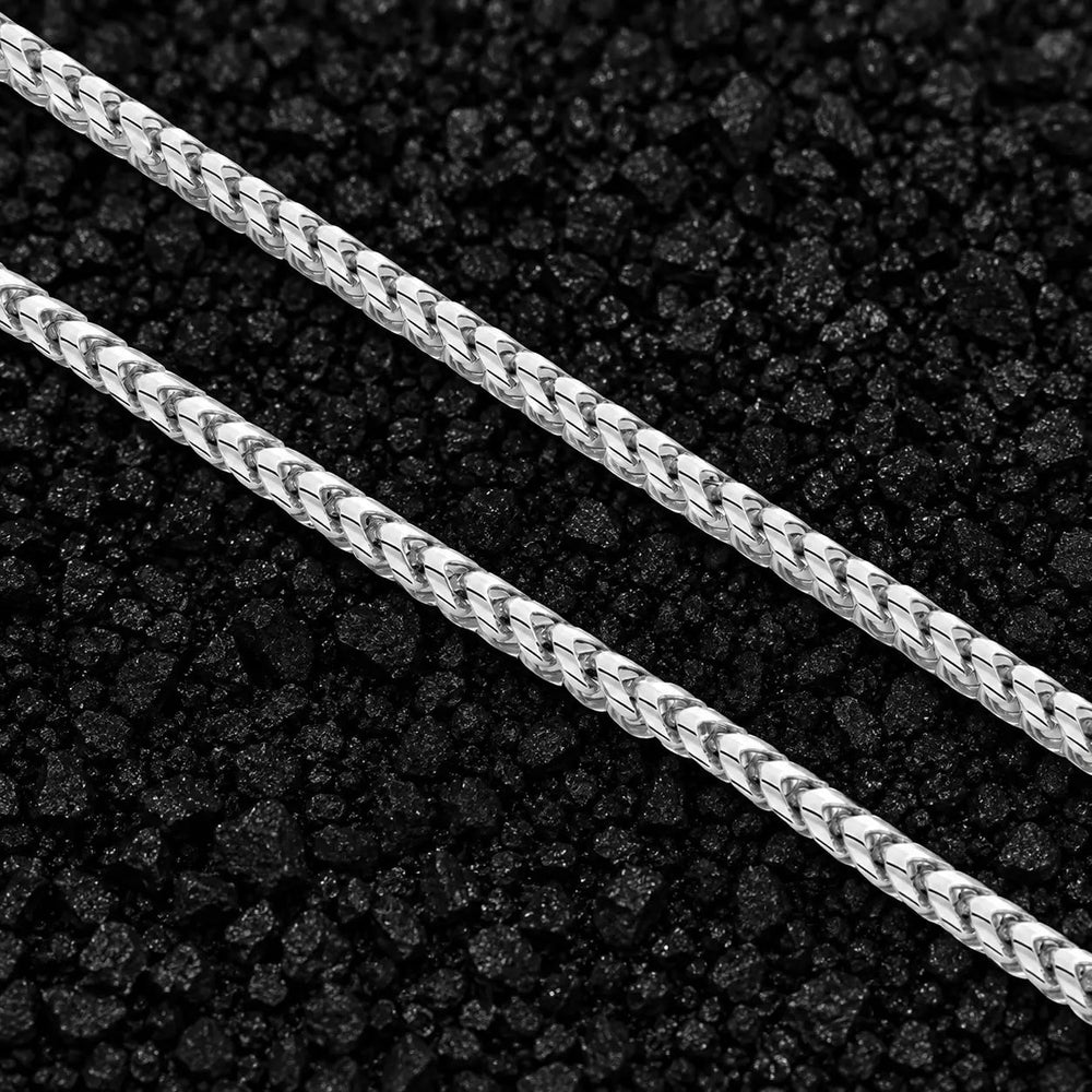 5mm The Solid Gold Franco Link Chain by Aumpex