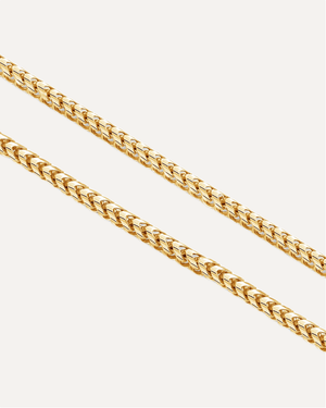 5mm The Solid Gold Franco Link Chain by Aumpex