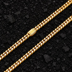 7mm Heavyweight Cuban Link Chain by Aumpex