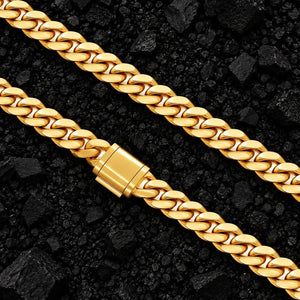 9mm Heavyweight Cuban Link Chain by Aumpex