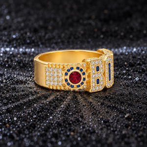 The Boss Ring Moissanite Ring by Aumpex