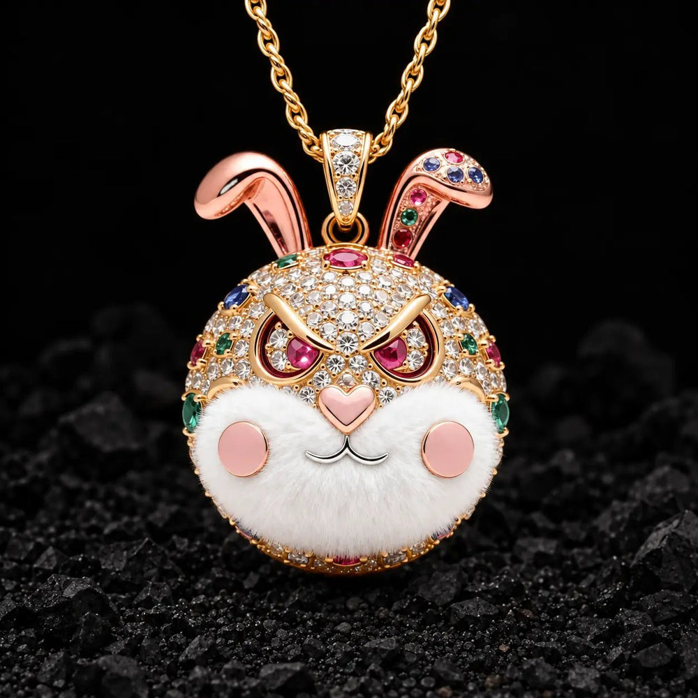 The Bunny Bite Diamond Pendant by Aumpex
