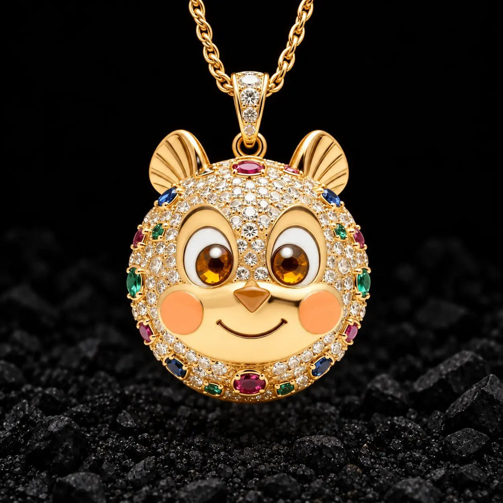 The Comfort Cub Moissanite Pendant by Aumpex