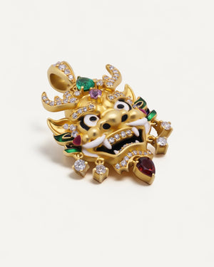 The Derpy Dragon Pendant Diamond Pendant by Aumpex