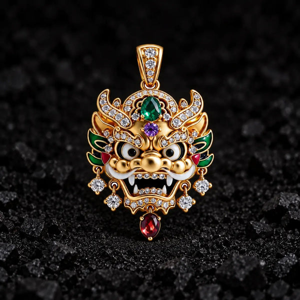 The Derpy Dragon Pendant Diamond Pendant by Aumpex