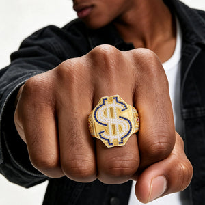 The Dollar Ring Moissanite Ring by Aumpex
