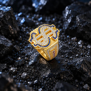 The Dollar Ring Moissanite Ring by Aumpex