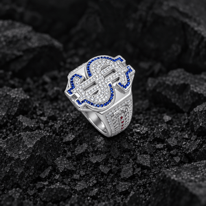 The Dollar Ring Moissanite Ring by Aumpex
