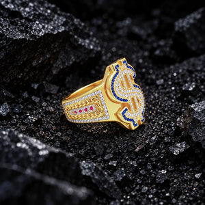 The Dollar Ring Moissanite Ring by Aumpex
