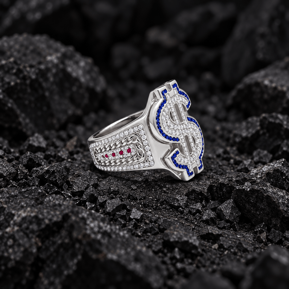 The Dollar Ring Moissanite Ring by Aumpex