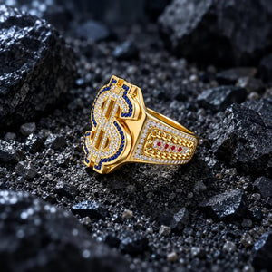 The Dollar Ring Moissanite Ring by Aumpex