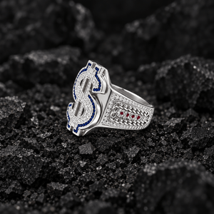 The Dollar Ring Moissanite Ring by Aumpex