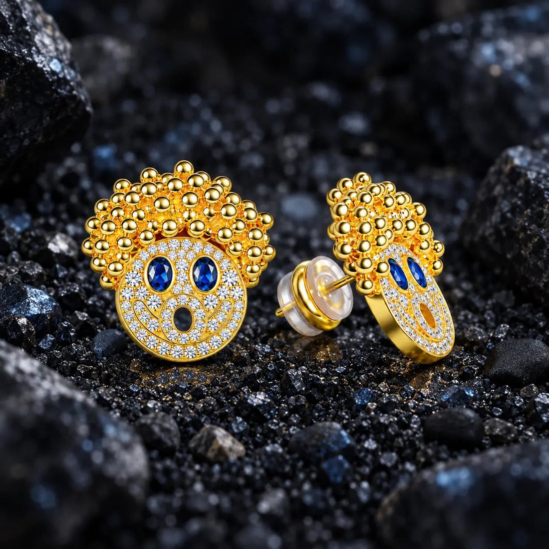 The Epiphany Moissanite Stud Earrings by Aumpex