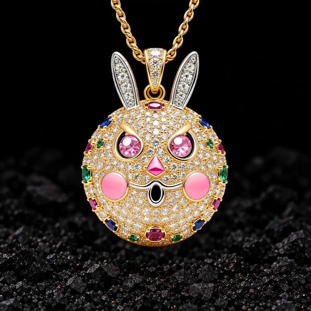 The Gentle Monster Moissanite Pendant by Aumpex
