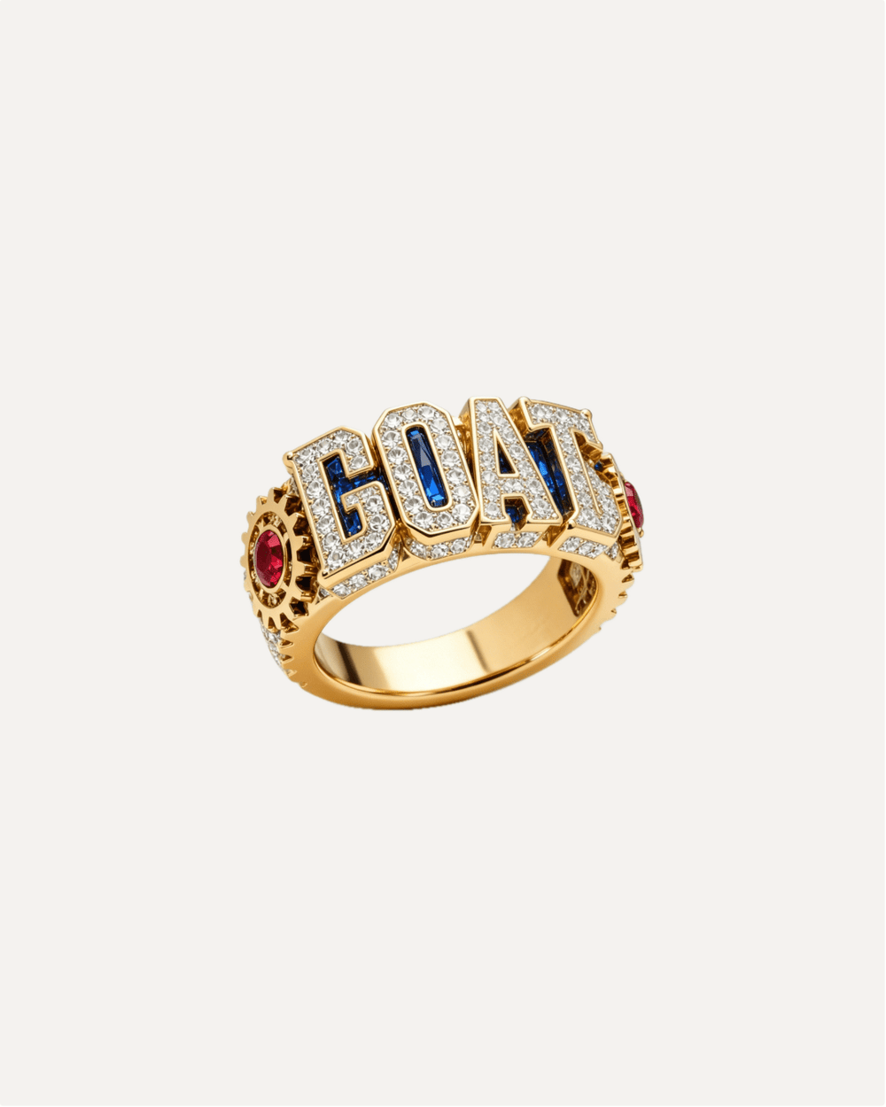 The Goat Ring Moissanite Ring by Aumpex