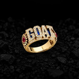 The Goat Ring Moissanite Ring by Aumpex