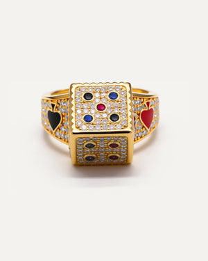 The High Roller Moissanite Ring by Aumpex