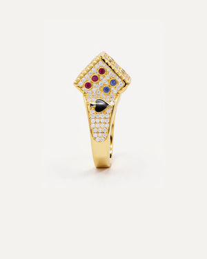 The High Roller Moissanite Ring by Aumpex