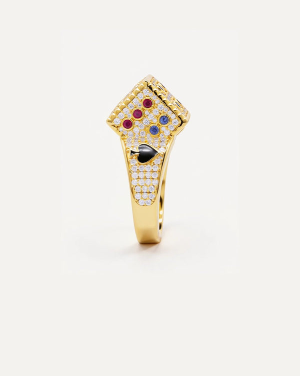 The High Roller Moissanite Ring by Aumpex