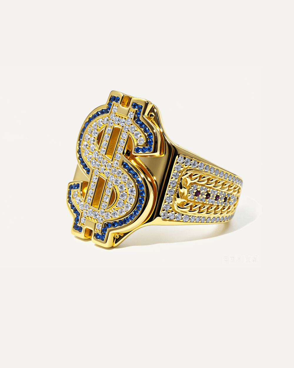 The Hustle Ring Moissanite Ring by Aumpex