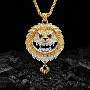 The Roaring Lion Diamond Pendant by Aumpex