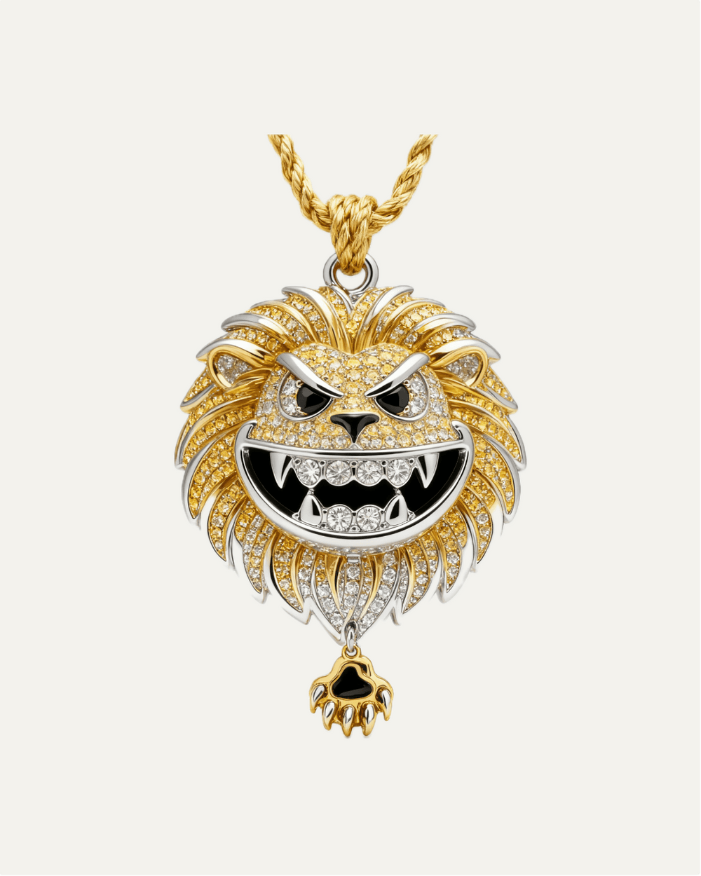 The Roaring Lion Diamond Pendant by Aumpex