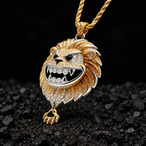 The Roaring Lion Diamond Pendant by Aumpex