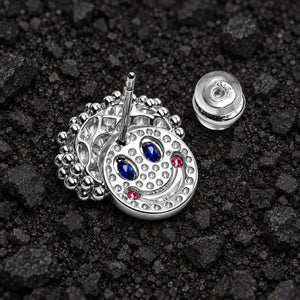 The Rosy Grin Moissanite Stud Earrings by Aumpex