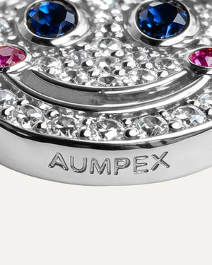The Rosy Grin Moissanite Stud Earrings by Aumpex