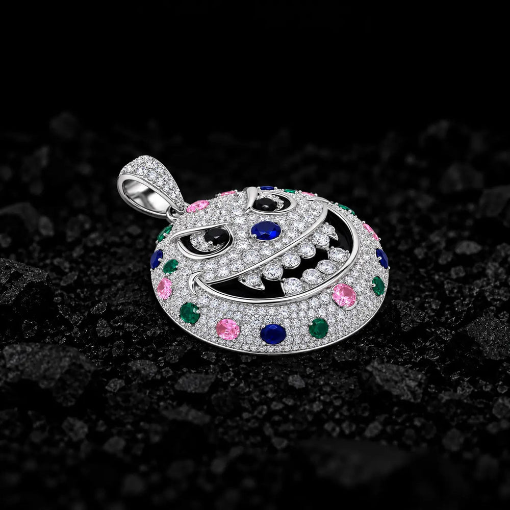The Secret Smirk Moissanite Pendant by Aumpex