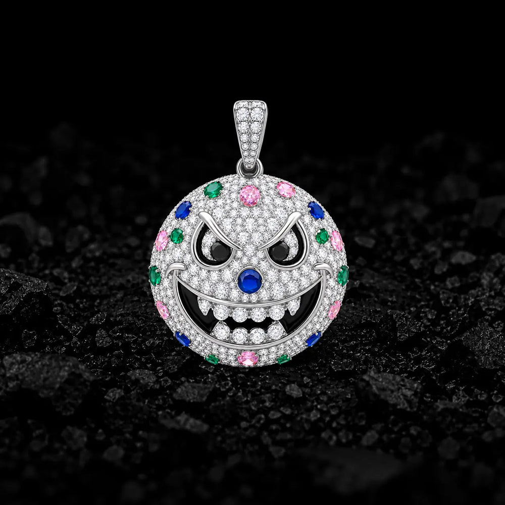The Secret Smirk Moissanite Pendant by Aumpex