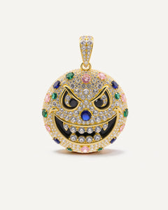 The Secret Smirk Moissanite Pendant by Aumpex