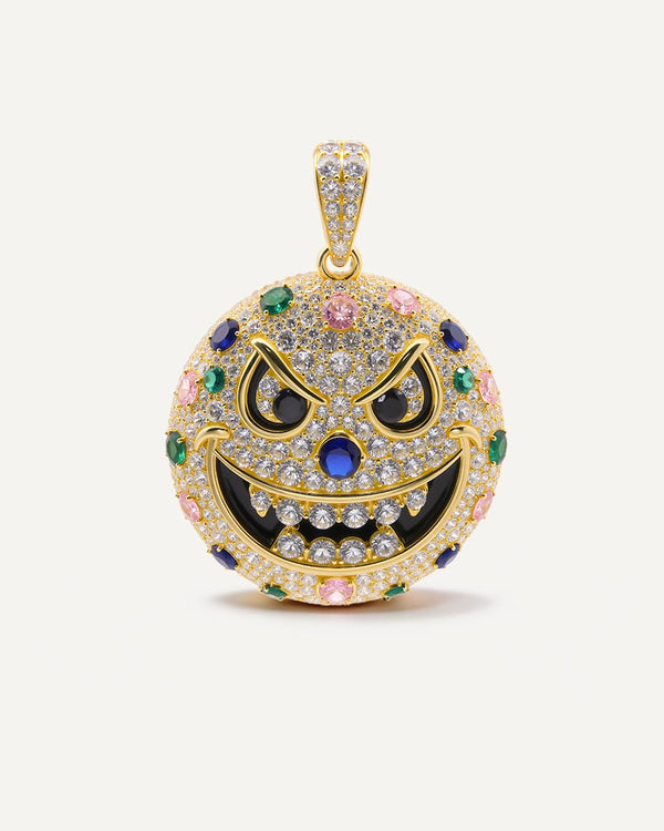 The Secret Smirk Moissanite Pendant by Aumpex