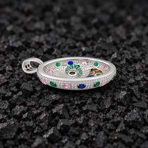 The Secret Smirk Moissanite Pendant by Aumpex