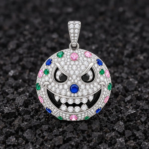 The Secret Smirk Moissanite Pendant by Aumpex