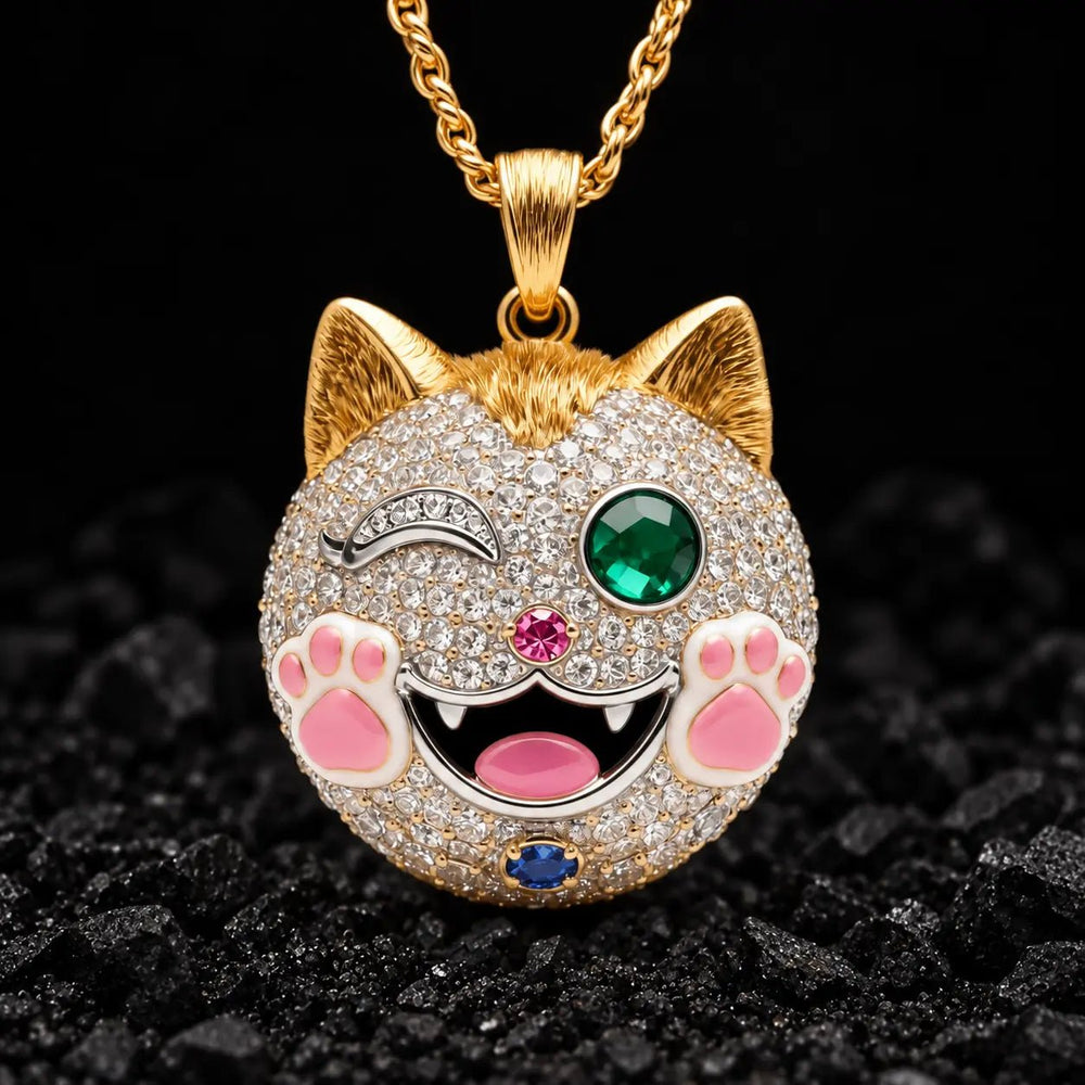 The Secret Wink Diamond Pendant by Aumpex