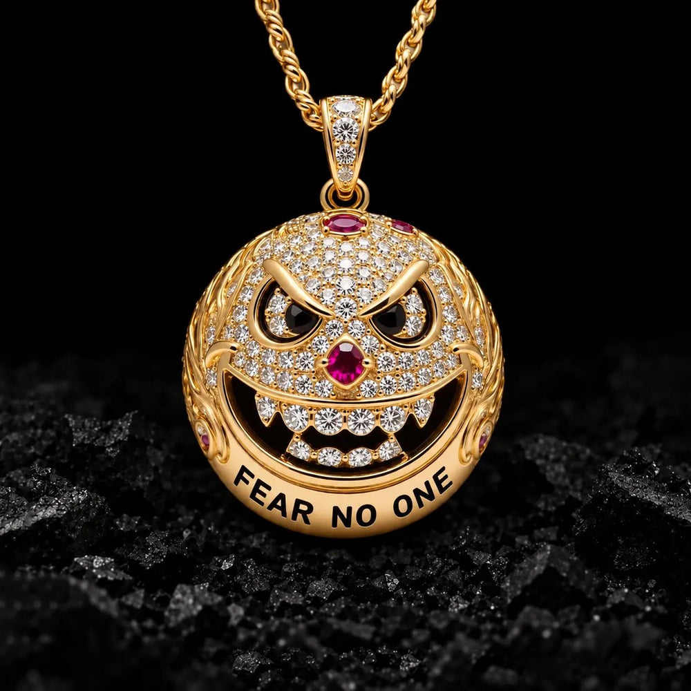 The Signature Smirk Moissanite Pendant by Aumpex