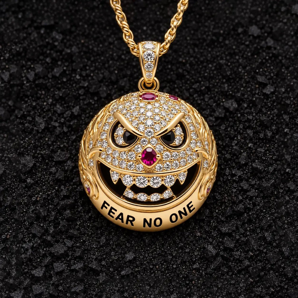 The Signature Smirk Moissanite Pendant by Aumpex