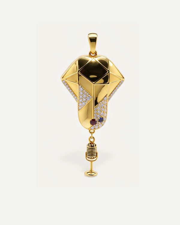 The Soloist Moissanite Pendant by Aumpex