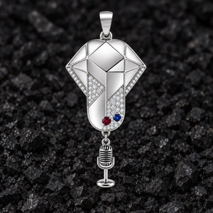 The Soloist Moissanite Pendant by Aumpex