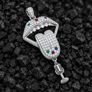The Soloist Moissanite Pendant by Aumpex