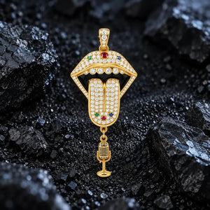 The Soloist Moissanite Pendant by Aumpex