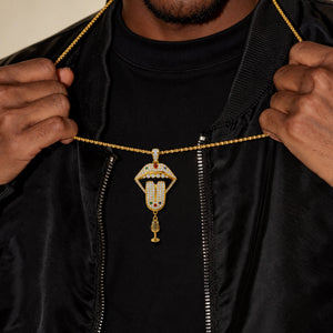 The Soloist Moissanite Pendant by Aumpex