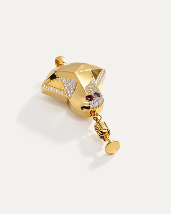 The Soloist Moissanite Pendant by Aumpex