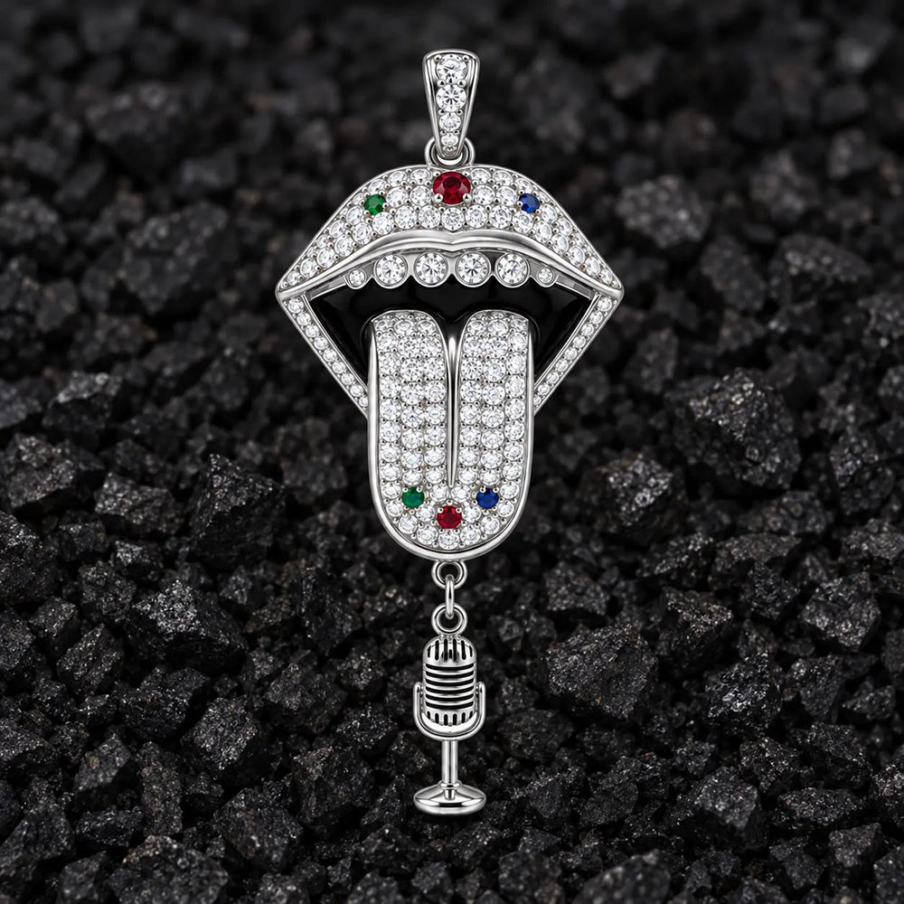 The Soloist Moissanite Pendant by Aumpex