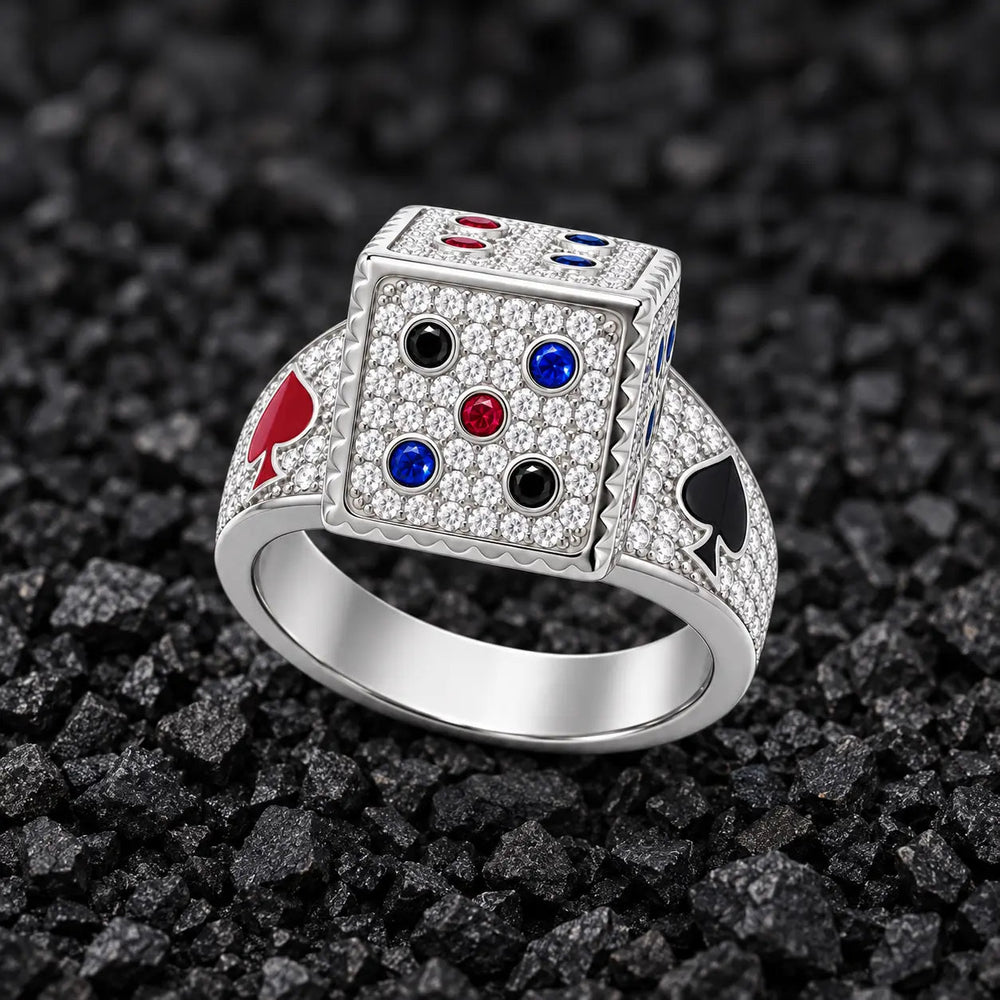 The Victory Roller Moissanite Ring by Aumpex