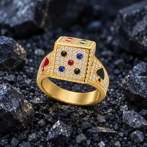 The Victory Roller Moissanite Ring by Aumpex