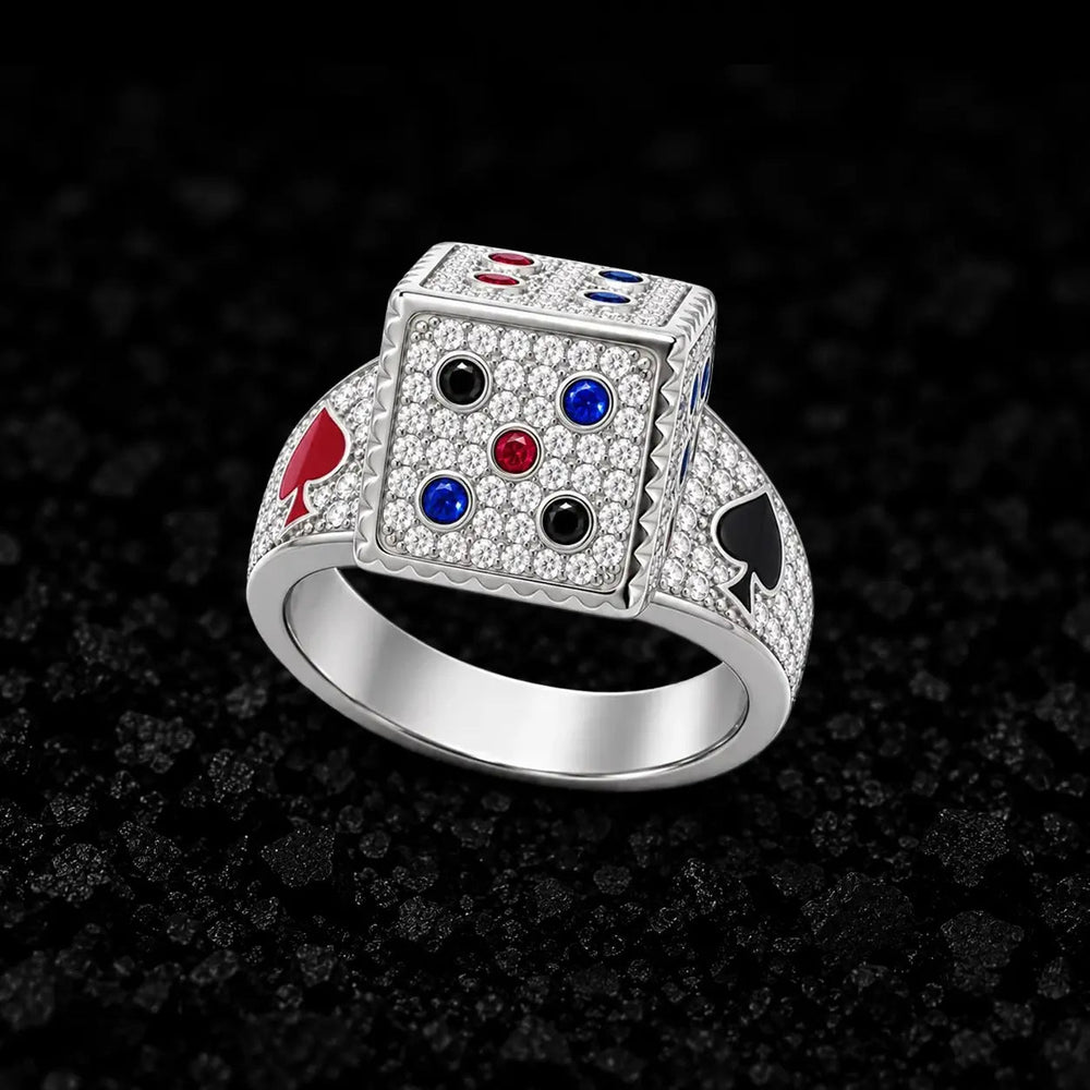 The Victory Roller Moissanite Ring by Aumpex