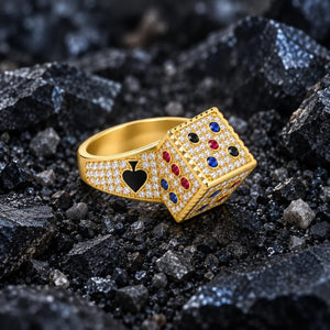 The Victory Roller Moissanite Ring by Aumpex